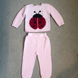 NWOT Hanna Andersson knit sweater and pants set